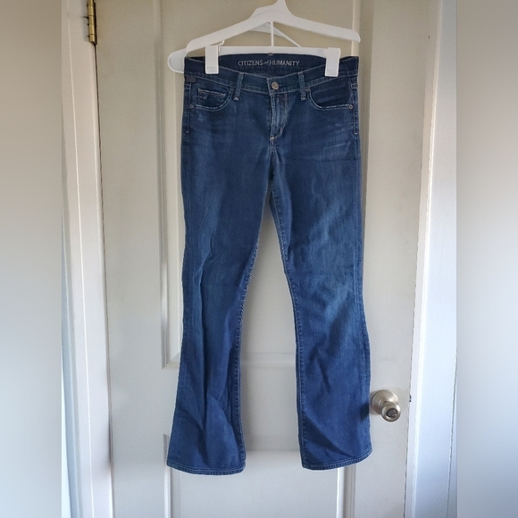Citizens of Humanity Boot Cut Dark Medium Wash Jeans - Picture 1 of 4